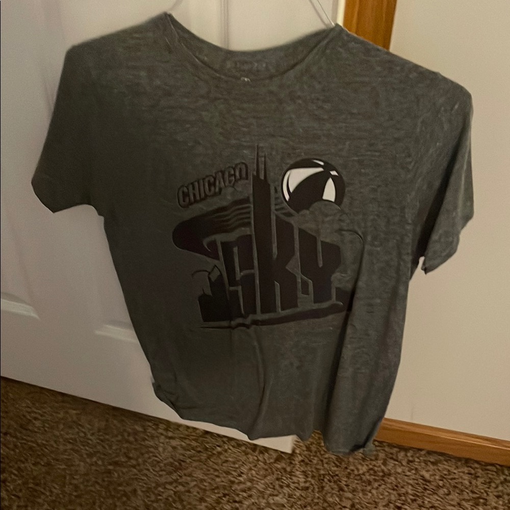 Fanatics Gray Chicago Sky Short Sleeve Tee